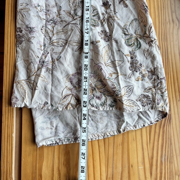 Women’s Floral Boho Cottagecore Blouse XL Lace Trim Prairie Peasant Fairycore - Picture 8 of 11